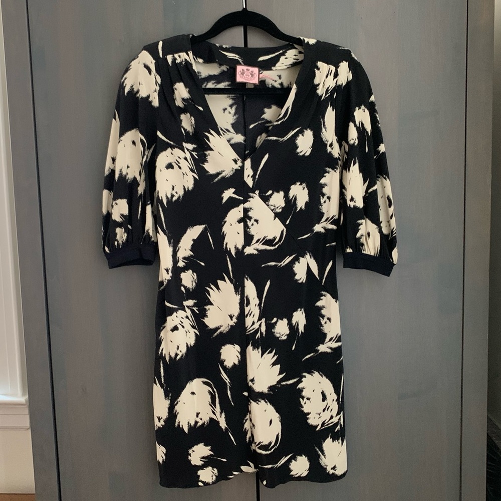 SOLD Juicy Couture 3/4 Sleeve Silk Dress, Size 2